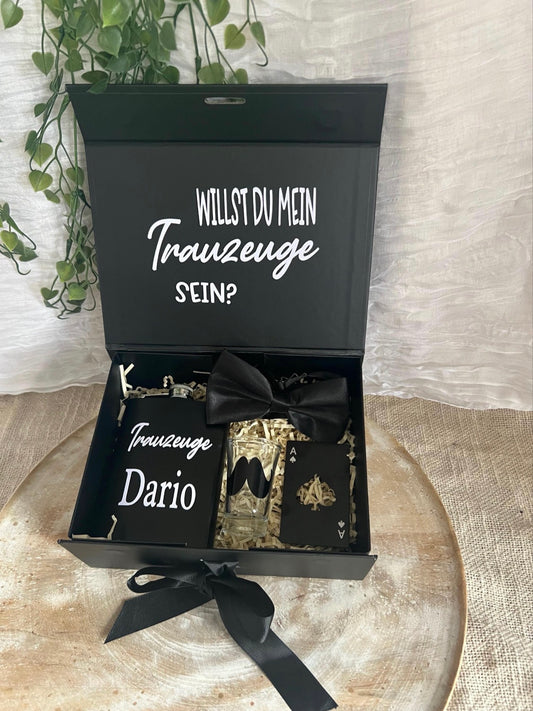 Trauzeugen-Geschenkbox: Willst du mein Trauzeuge sein?