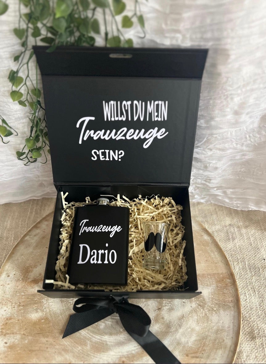 Trauzeugen-Geschenkbox: Willst du mein Trauzeuge sein?