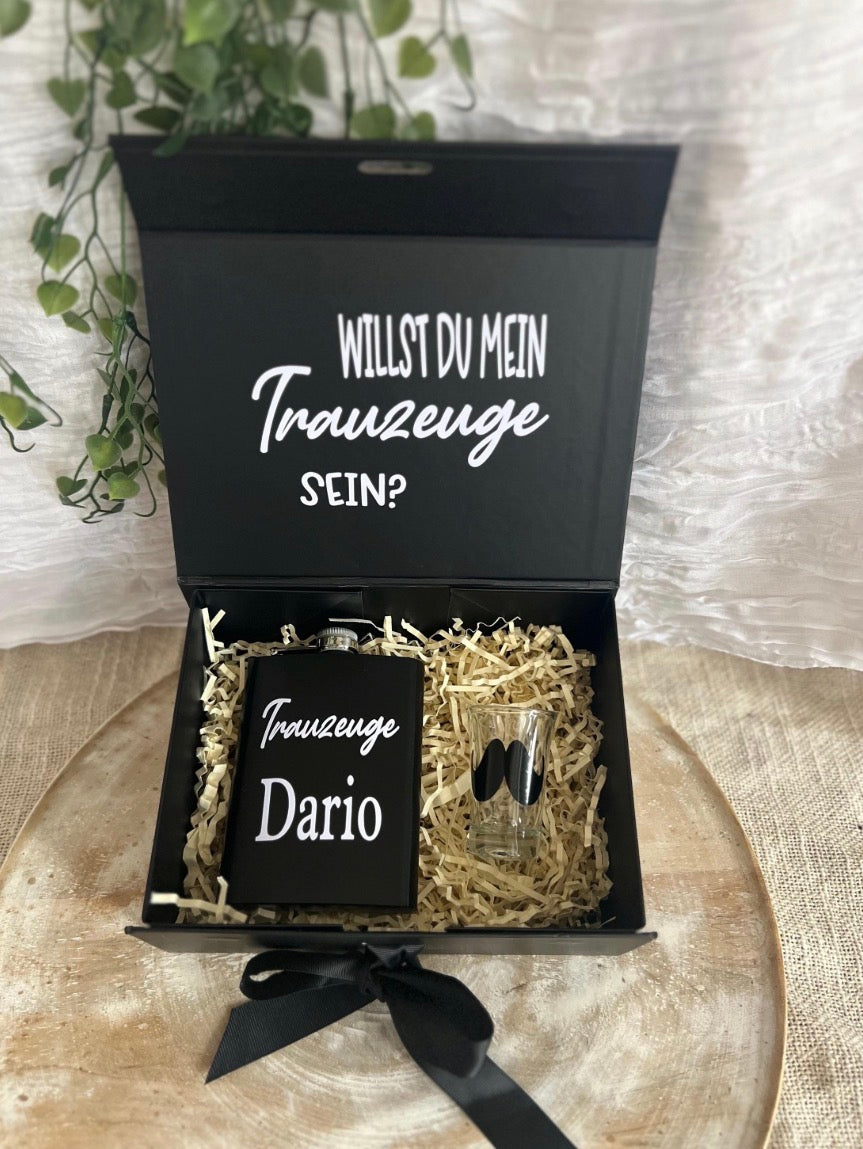 Trauzeugen-Geschenkbox: Willst du mein Trauzeuge sein?