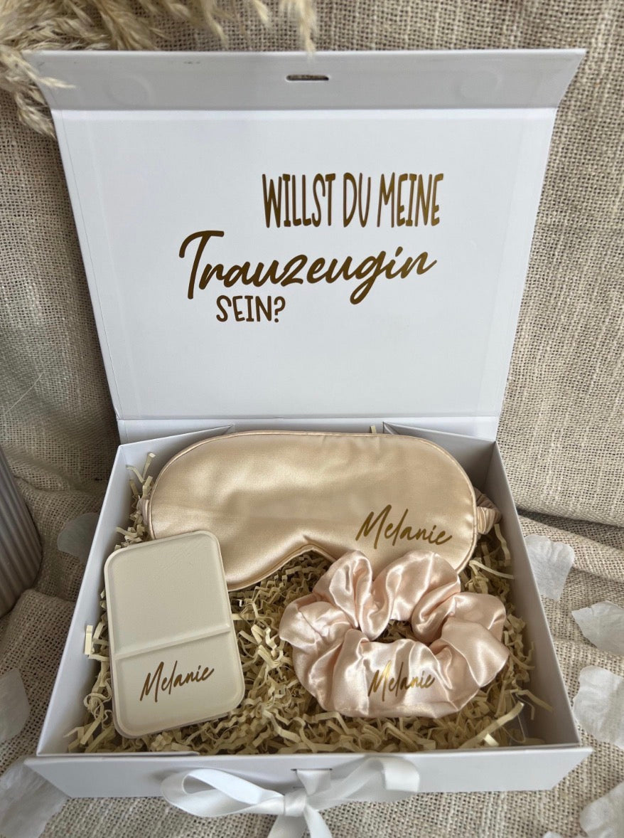 Trauzeugin-Geschenkbox: Willst du meine Trauzeugin sein?