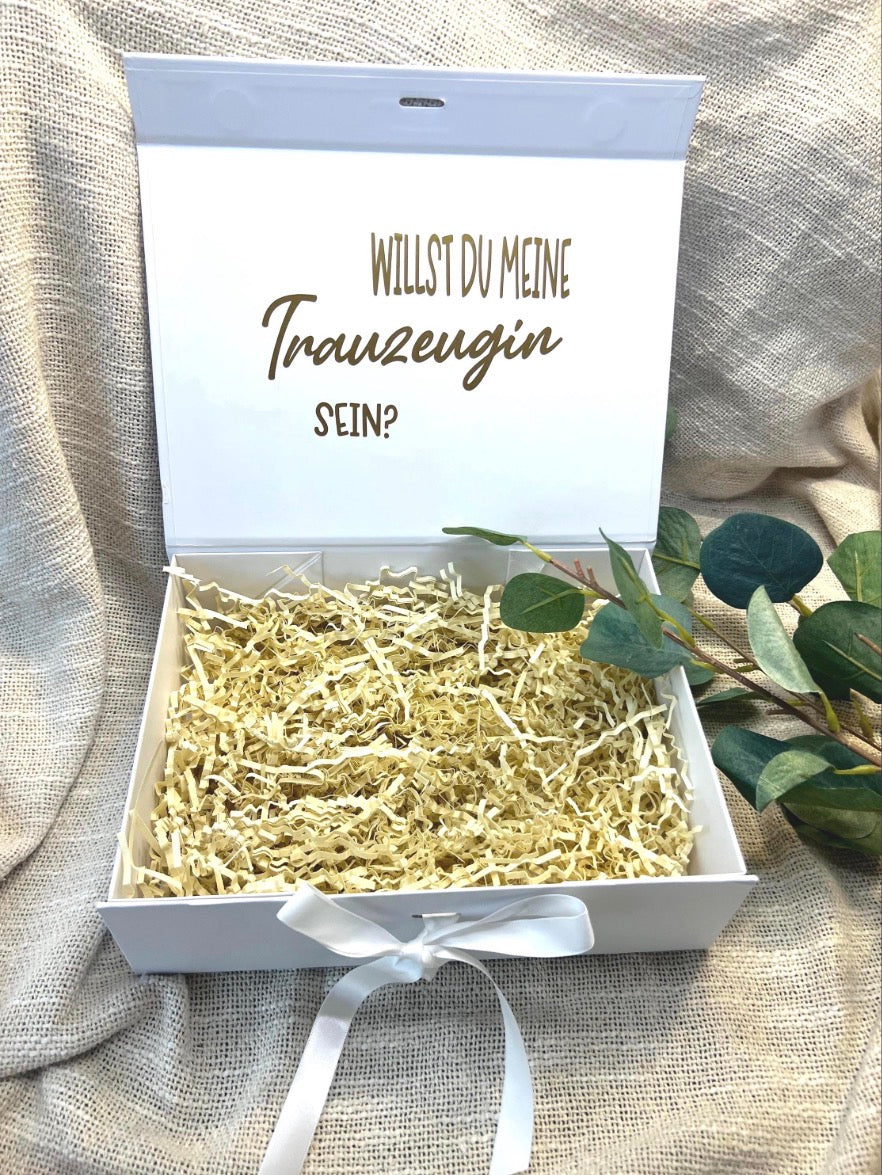 Trauzeugin-Geschenkbox: Willst du meine Trauzeugin sein?