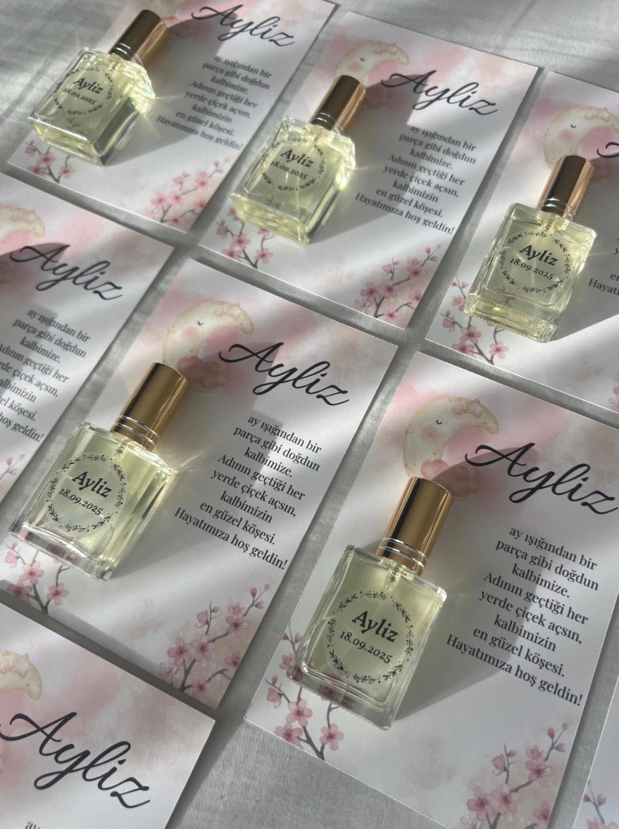 Gastgeschenk für Mevlüt, Taufe & Feiern- Personalisiert mit Kolonya