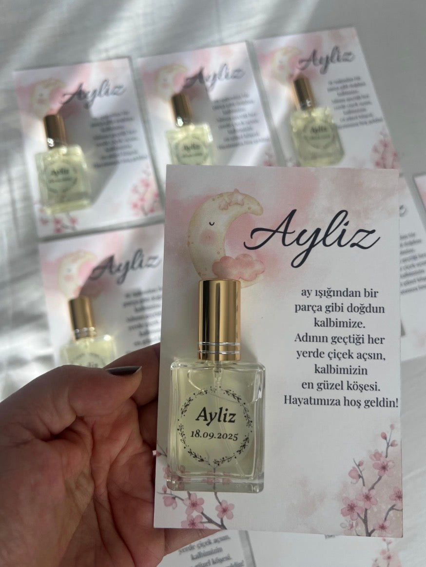 Gastgeschenk für Mevlüt, Taufe & Feiern- Personalisiert mit Kolonya