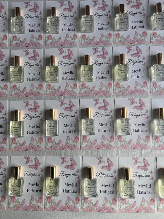Gastgeschenk für Mevlüt, Taufe & Feiern- Personalisiert mit Kolonya