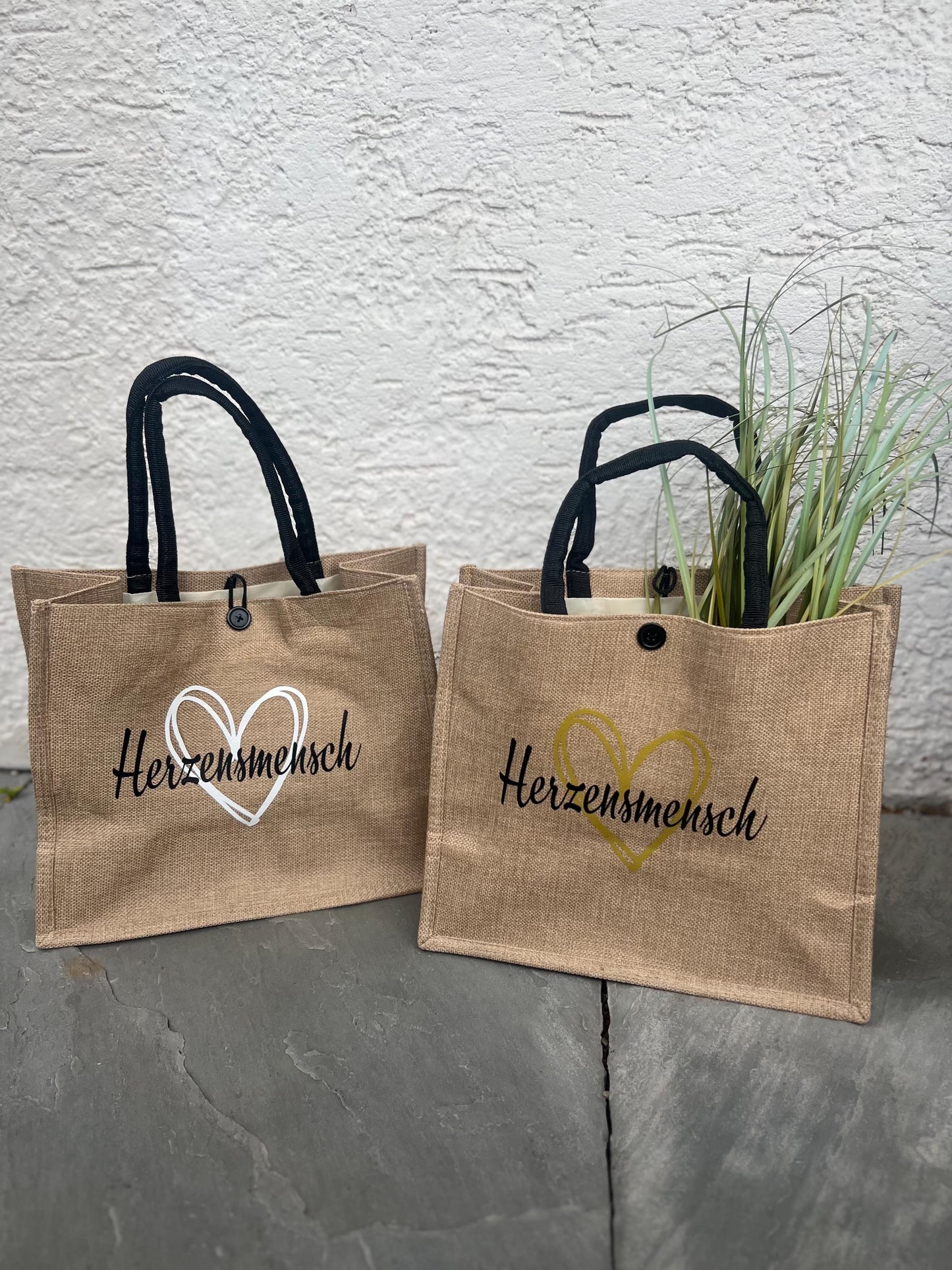 Jute Bag, Tragetasche, Alltagsbegleiter, Einkaufstasche, Geschenk,Lieblingsmensch,  Herzensmensch, Wunschmotiv, Mama oder den Namen