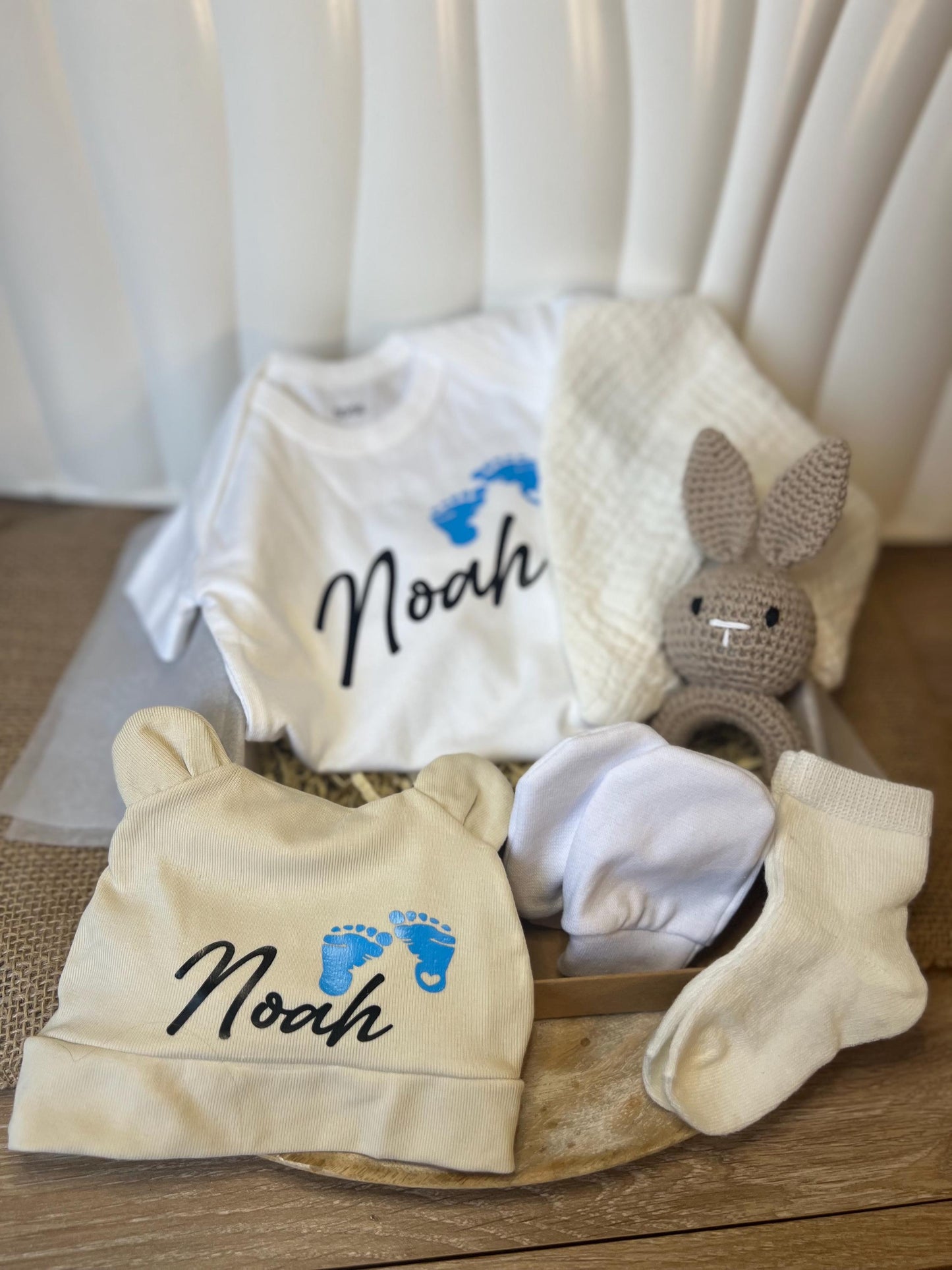 Baby Geschenkbox, zur Geburt, Neugeborene, personalisierte Geschenkidee
