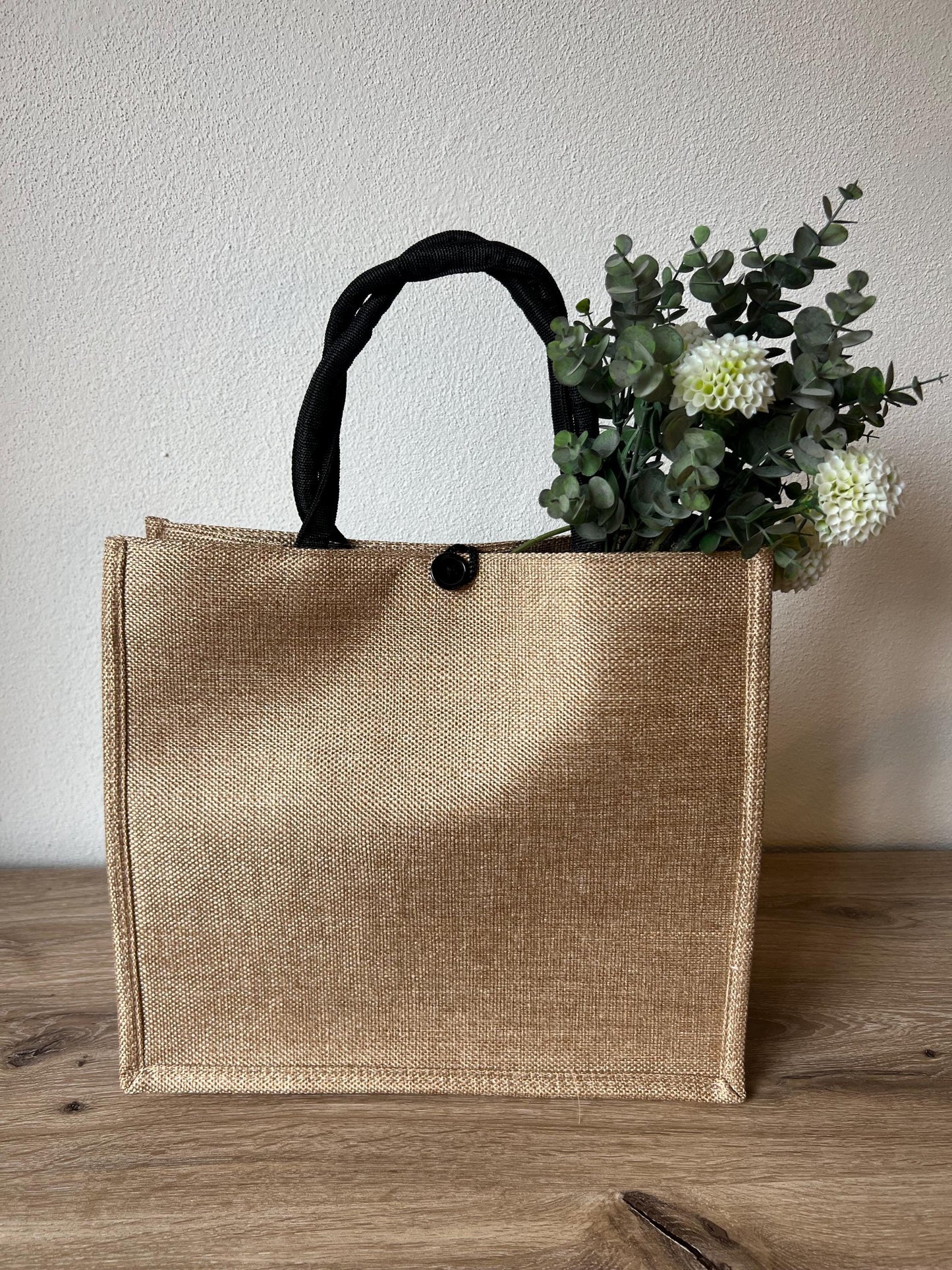 Erzieherin mit Herz Jute Bag, mit Namen personalisiert, Abschiedsgeschenk, Geburtstagsgeschenk, individuell gestaltbar, Herzensmensch
