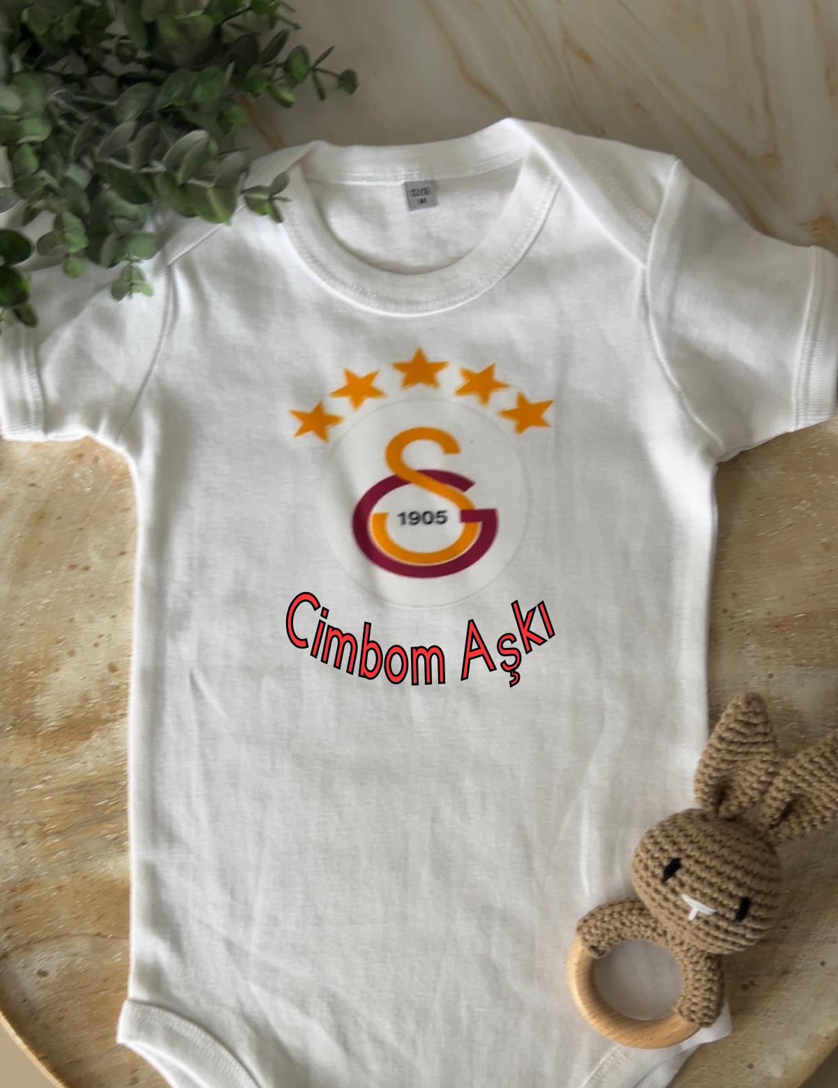 Galatasaray Babybody/ personalisiert/ cimbom / Cimbom aşkı/ Fußball
