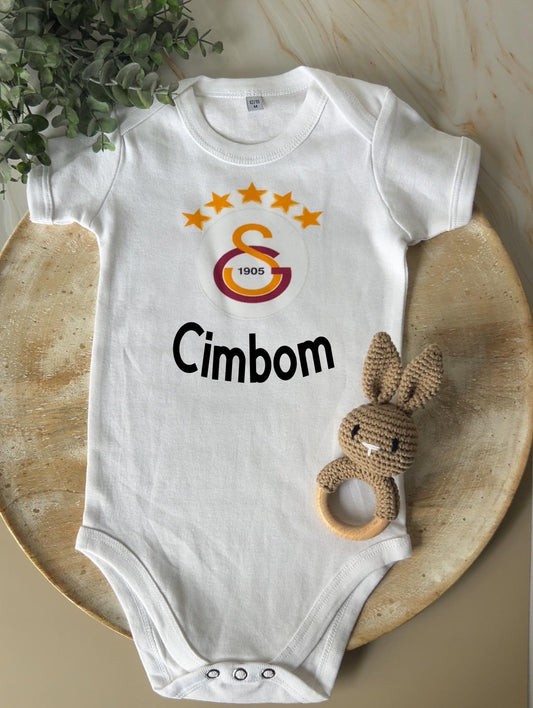 Galatasaray Babybody/ personalisiert/ cimbom / Cimbom aşkı/ Fußball