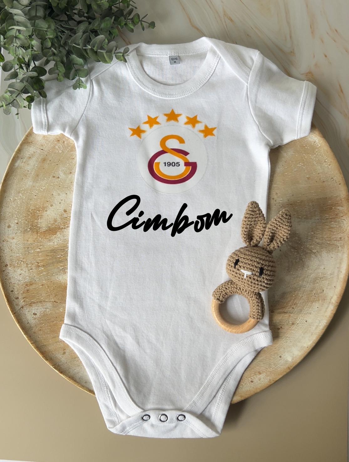 Galatasaray Babybody/ personalisiert/ cimbom / Cimbom aşkı/ Fußball