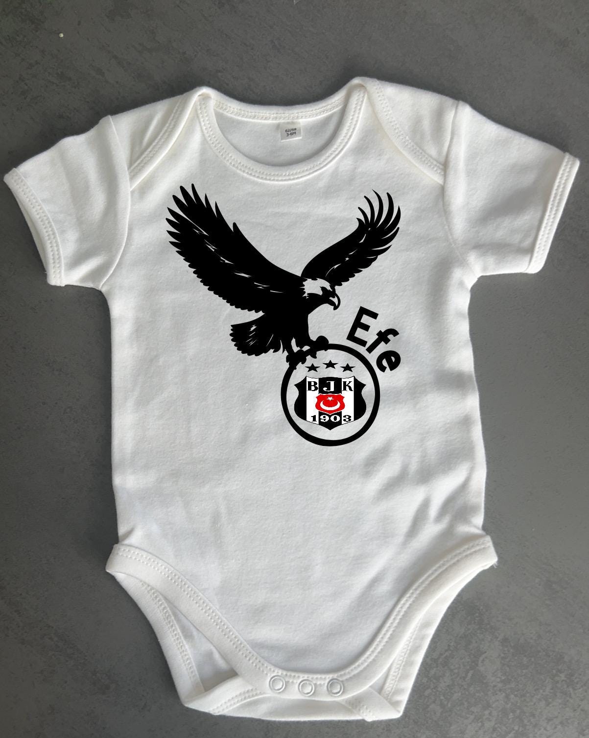 Beşiktaş Baby Body Personalisiert - Wunschname, perfektes Geschenk für die neuen Fans