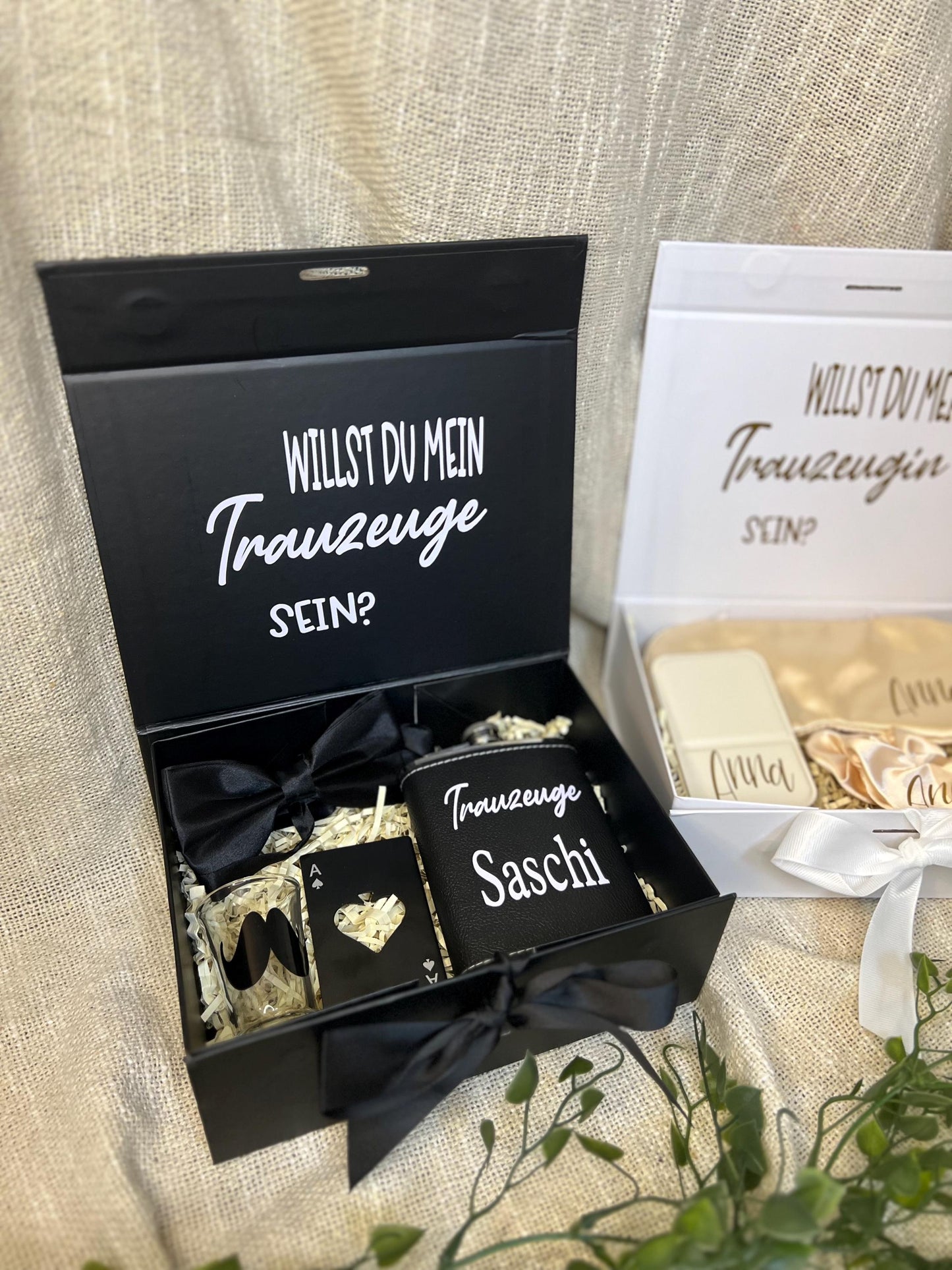 Trauzeuge Geschenk Box personalisiert  Geschenkidee Trauzeuge, Trauzeuge fragen, Willst du meine Trauzeuge sein, Trauzeugen Set