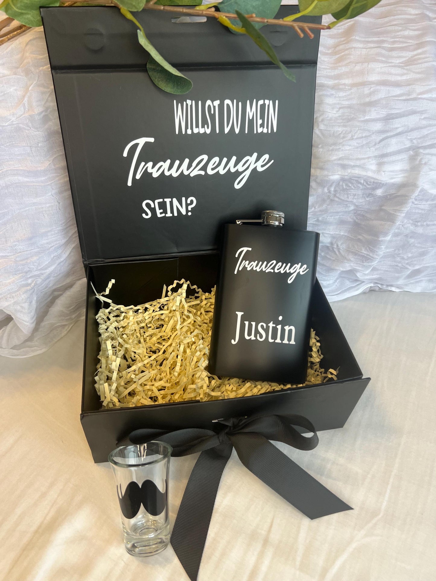 Trauzeuge Geschenk Box personalisiert  Geschenkidee Trauzeuge, Trauzeuge fragen, Willst du meine Trauzeuge sein, Trauzeugen Set