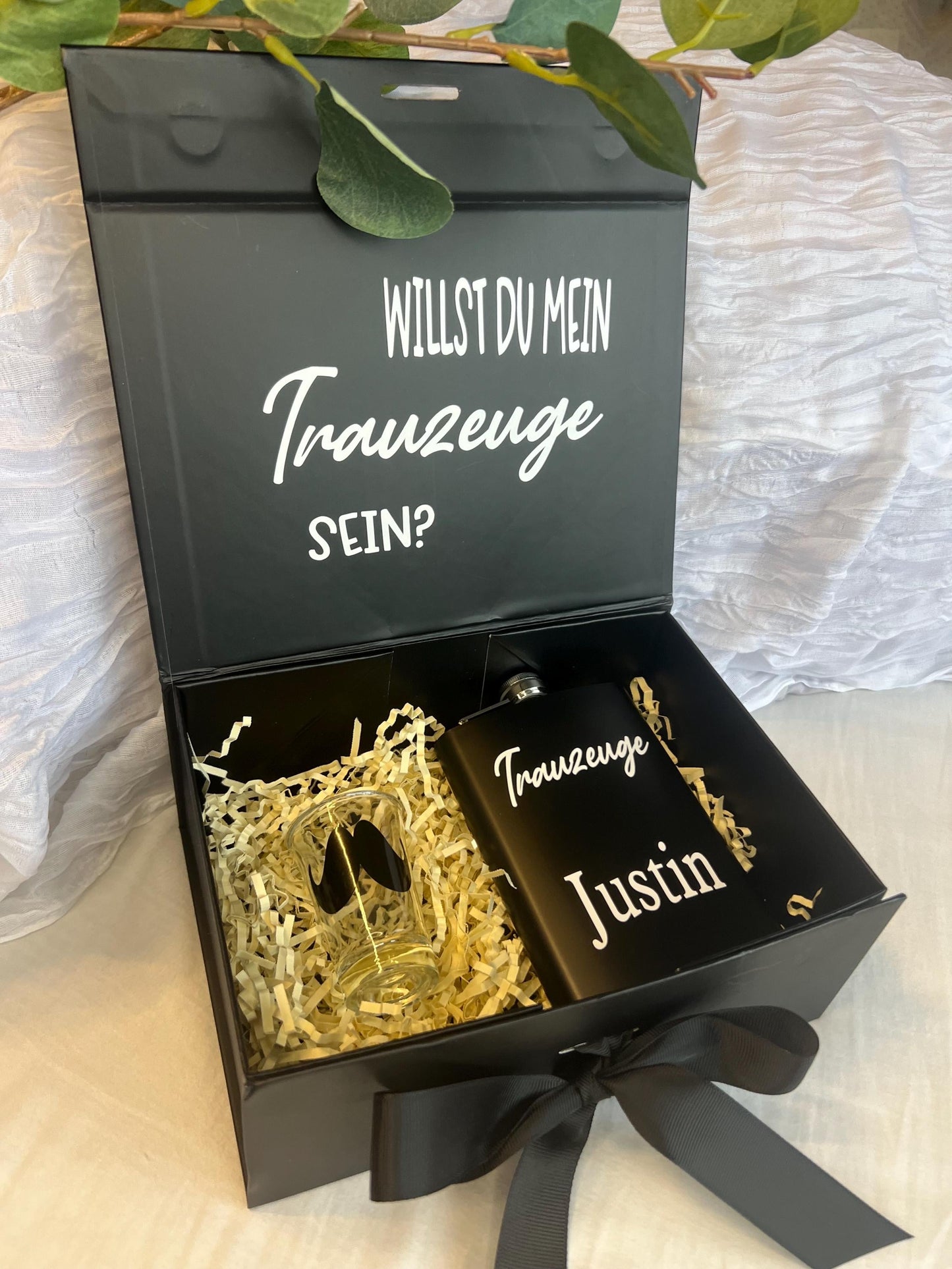 Trauzeuge Geschenk Box personalisiert  Geschenkidee Trauzeuge, Trauzeuge fragen, Willst du meine Trauzeuge sein, Trauzeugen Set